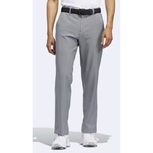 Adidas Men's Grey Three Adi Golf Pants Slacks Climate‎ 40x32 Straight Leg NEW